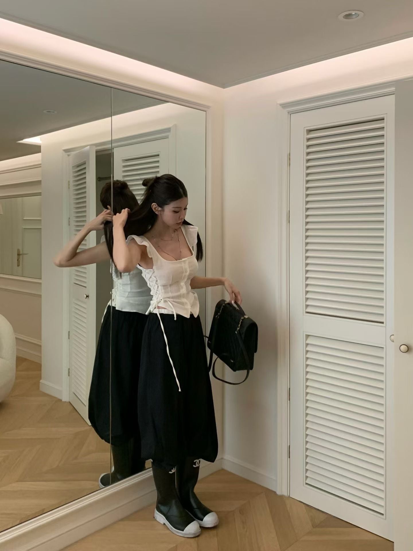 Korean APM Collection Slim Cami Top-2 Colors (Instock)