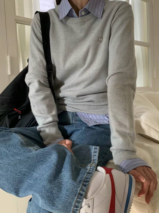 Korean APM Collection Round Neck Sweatshirt (Instock)