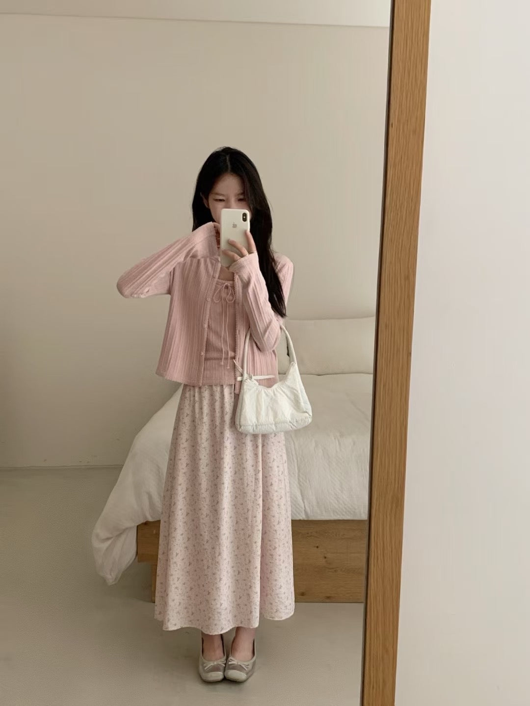 Kelly Designs Five Colors Cami Top and Cardigan Set (Instock)