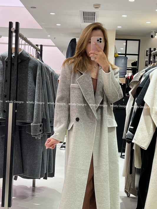 Kelly Designs Gradient Wool&Cashmere Coat (Instock)