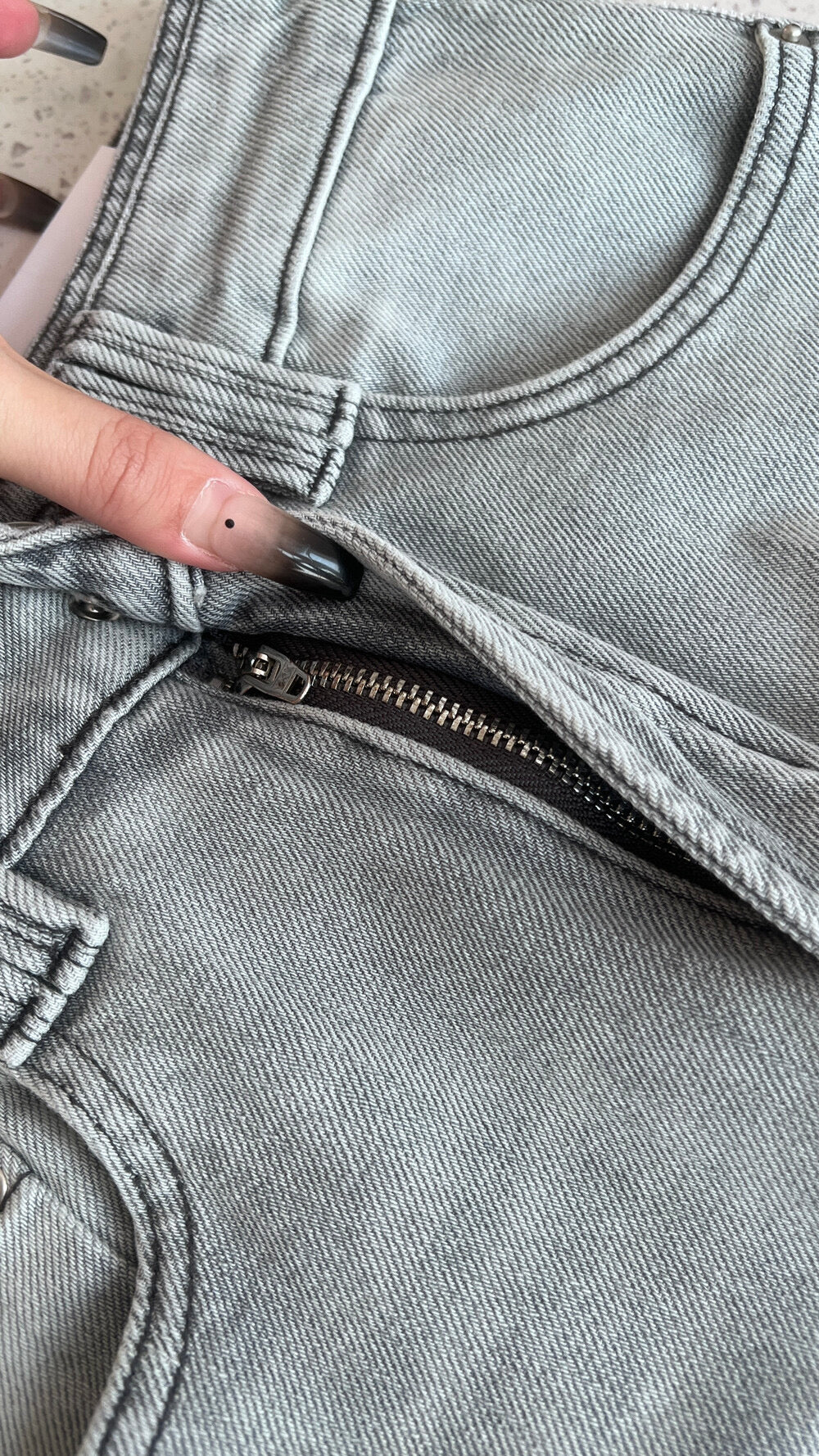 Kelly Designs Four Season Flare Jeans-Gray(Instock)