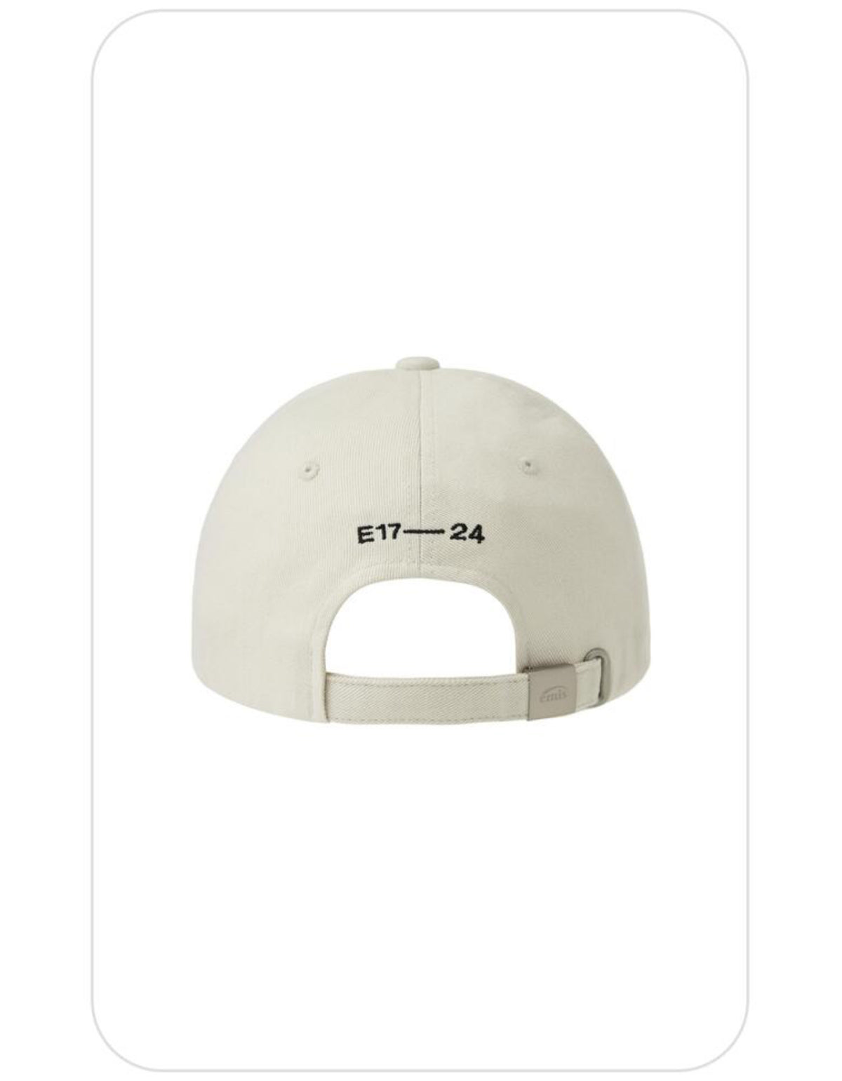 EMIS HEART WAPPEN BALL CAP-CREAM (Preorder)