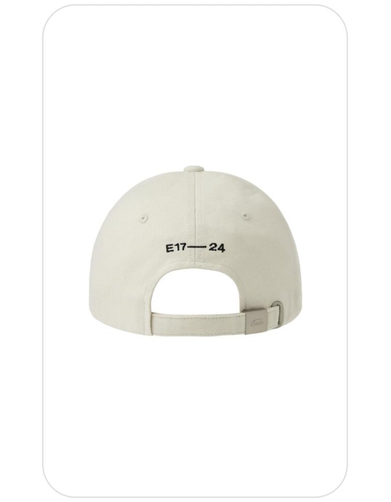 EMIS HEART WAPPEN BALL CAP-CREAM (Instock)