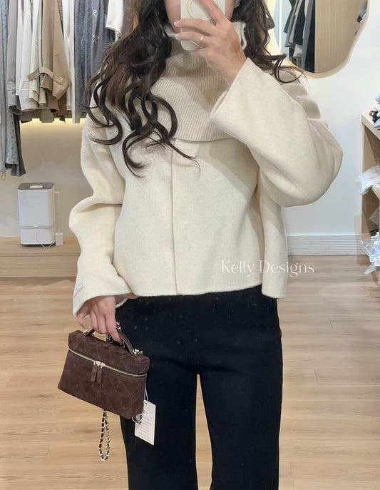 Kelly Designs Wool Coat with Scarf Set(Instock)