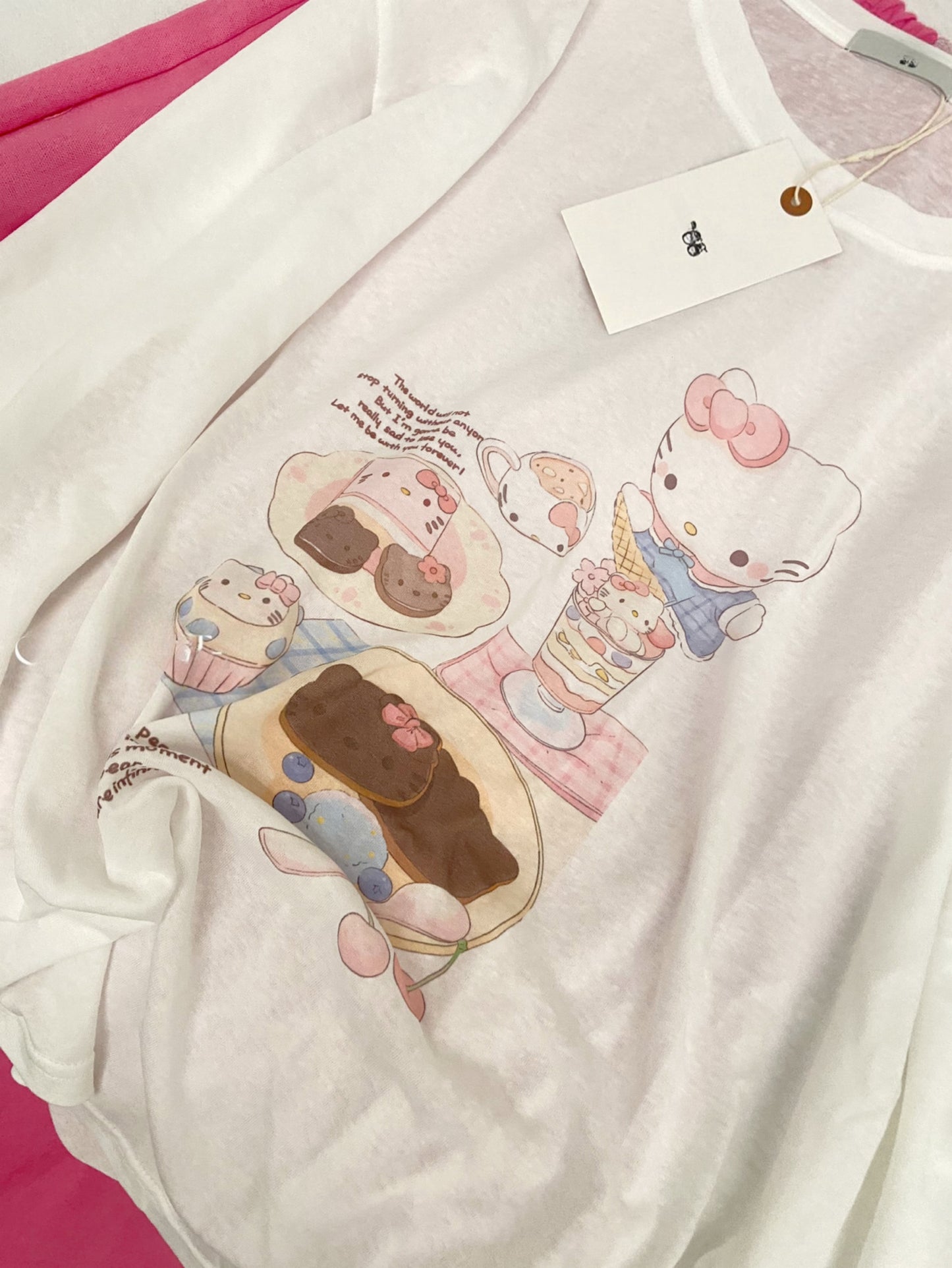 Kelly Designs Casual Graphic Sun Shirt – Hello Kitty Long Sleeve (Instock)