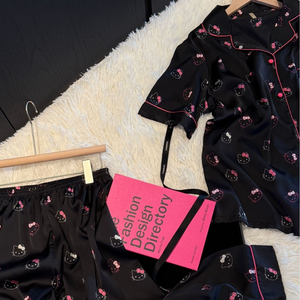 Kelly Designs Hello Kitty Pajama Set  – Short Sleeve & Long/Short Pants 3pcs Set (Instock)