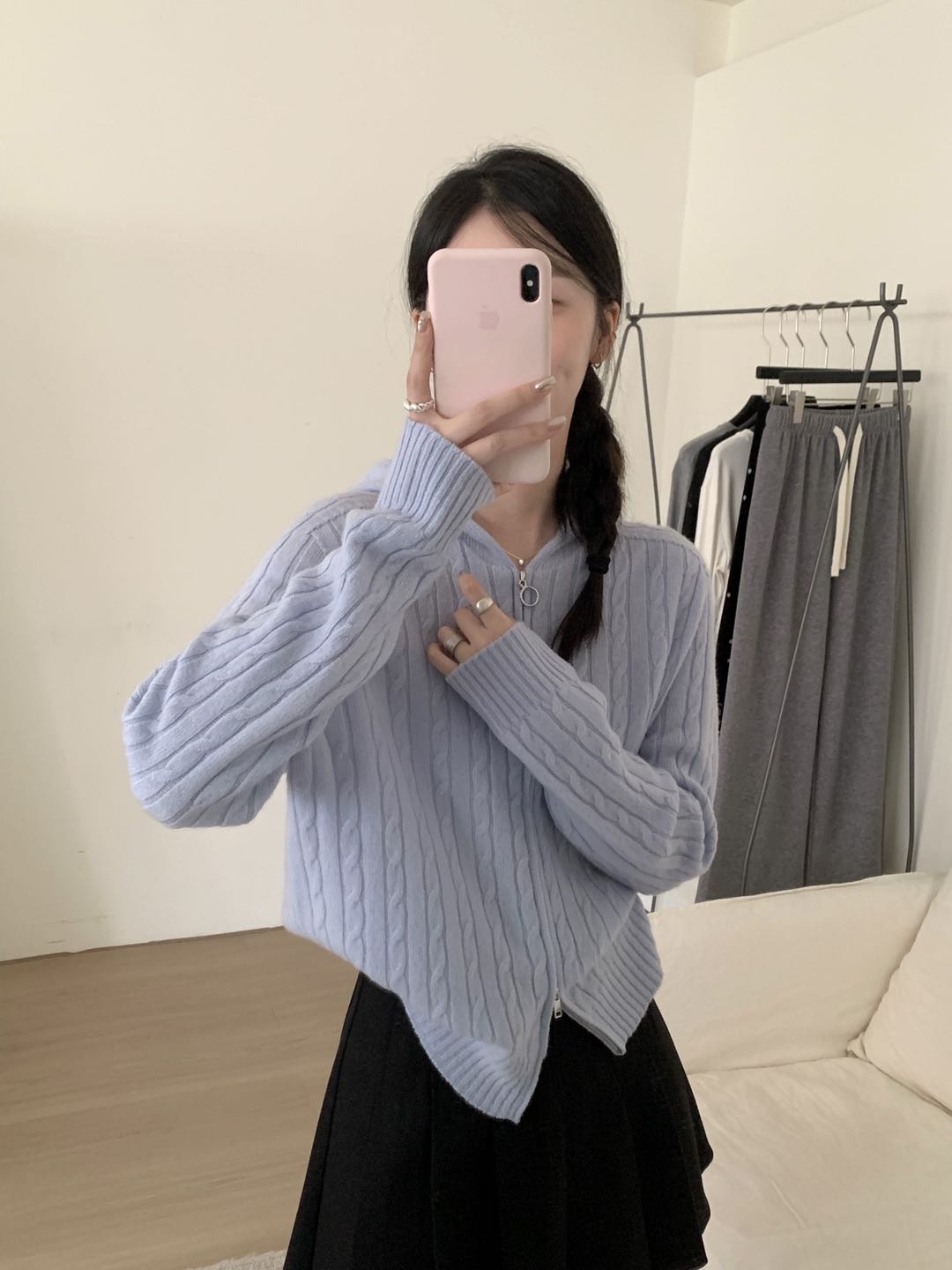 Kelly Designs Wool Multiple Colors Zip Up Cardigan (Instock)