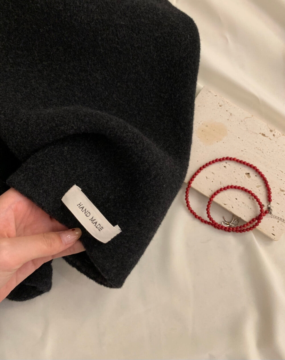 Kelly Designs Handmade 100% Australian Wool Oversized Hooded Coat – Dark Grey (Instock)