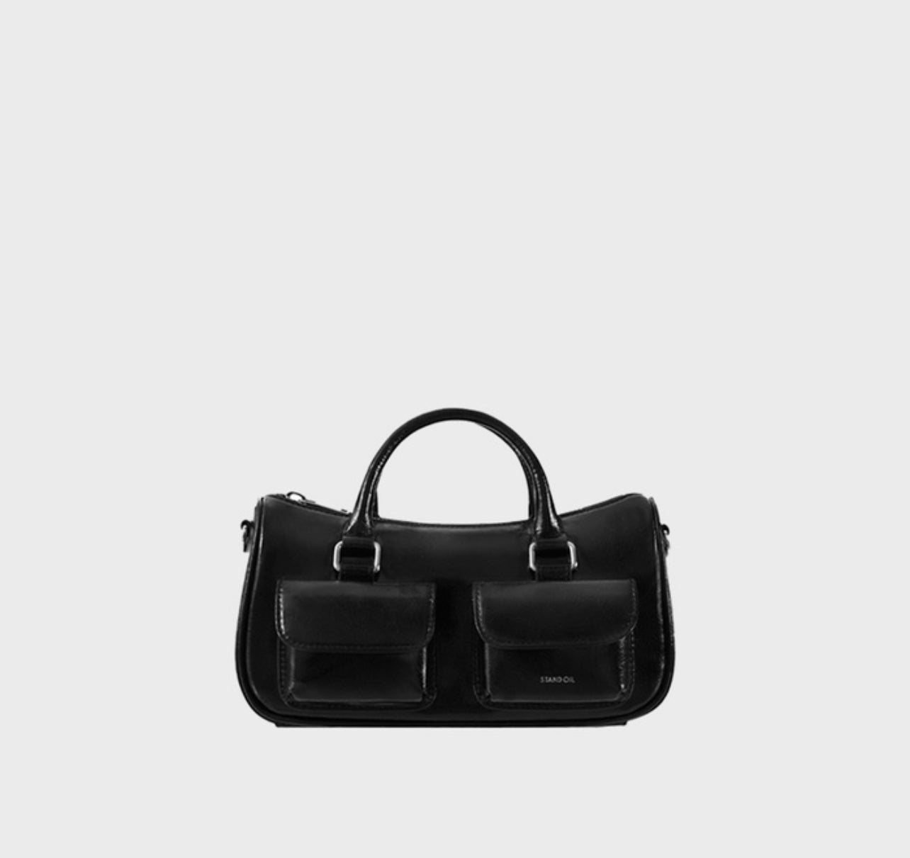 Stand Oil Chubby Half Bag / Black(Preorder）