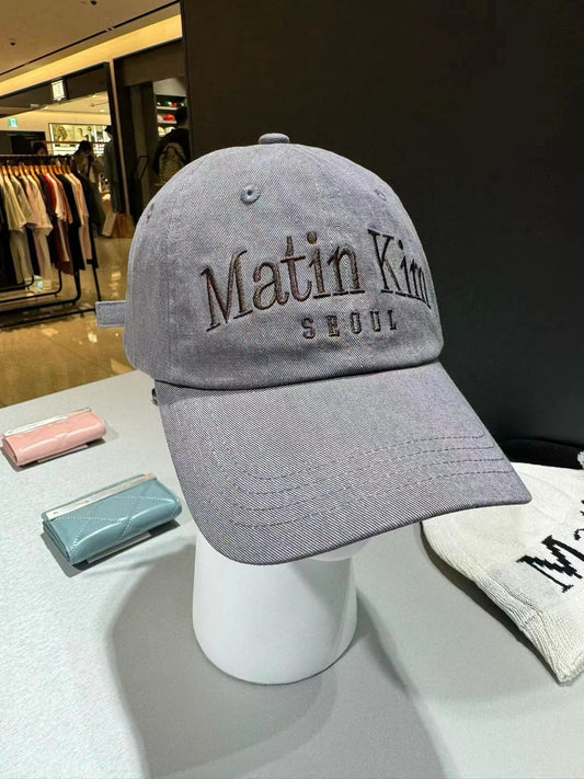 MATIN KIM CLASSICLOGO  BALL CAP Seoul Limited Edition-Grey(Instock)