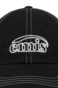 EMIS WHITE STITCH BALL CAP-BLACK (Preorder)