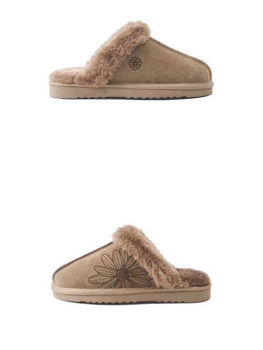 Mardi Mercedi Fur Slippers - Brown (Instock)