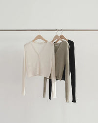 Korean APM Collection Ounce Cardigan - Green (Instock)