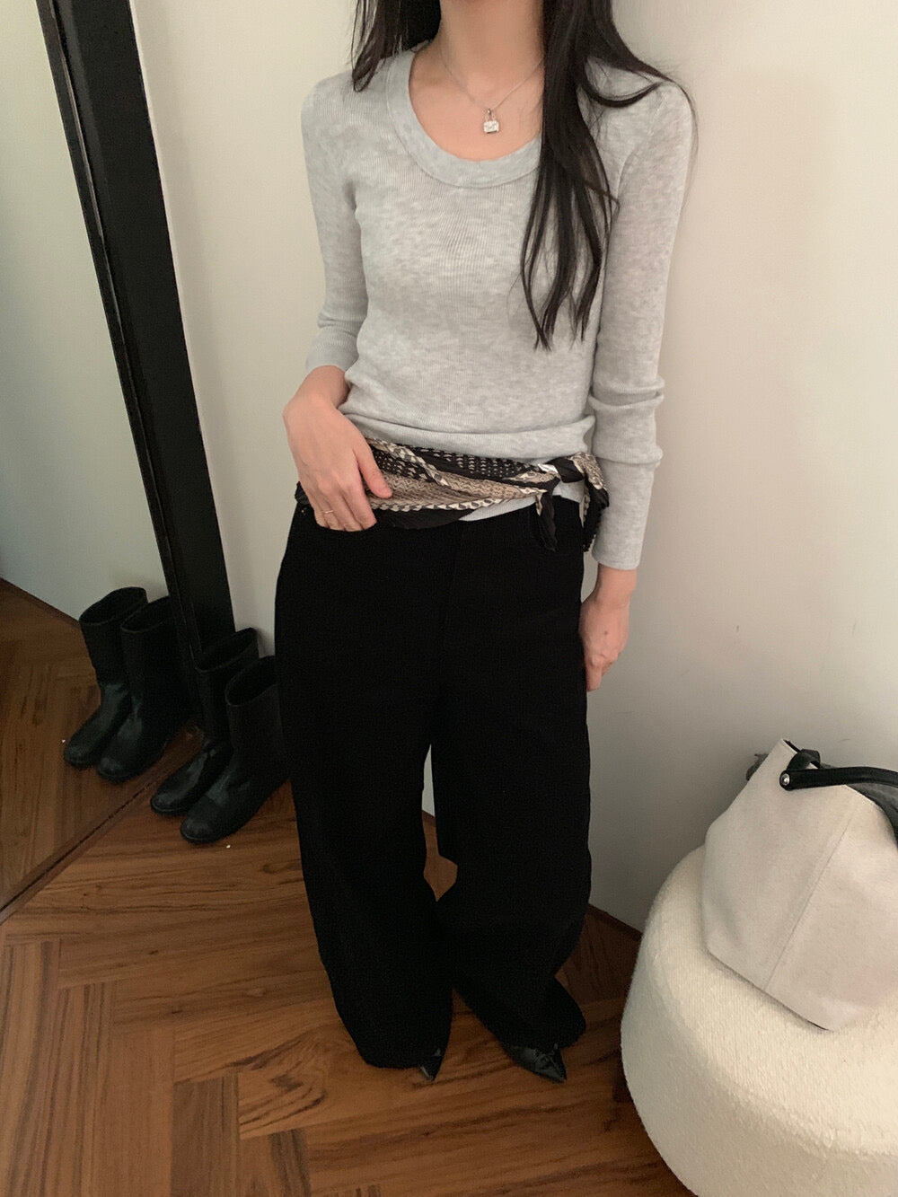 Kelly Designs Multiple Colors Big U Neck Top (Instock)