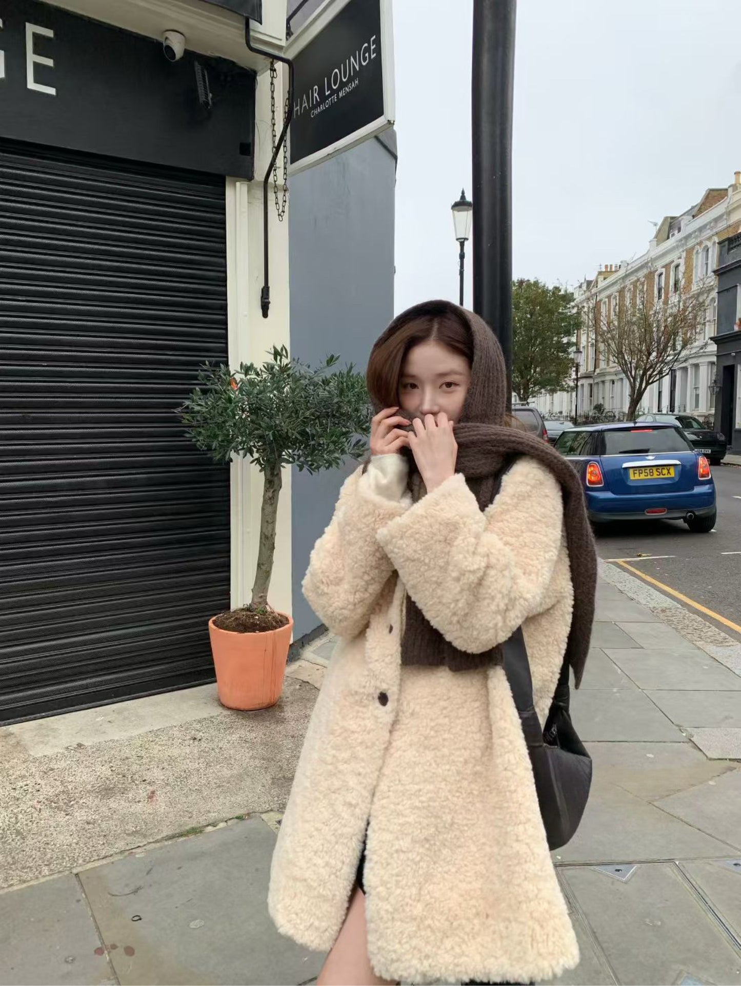 Kelly Designs Eco-Fur Teddy Coat Set with Matching Hat (Instock)