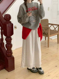 Korean APM Collection Three Colors Puppy Knit Sweater (Instock)