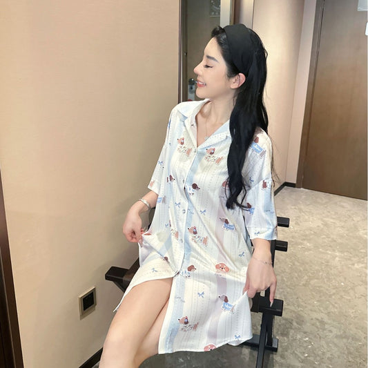 Kelly Designs Puppies Sleep Dress (Preorder)