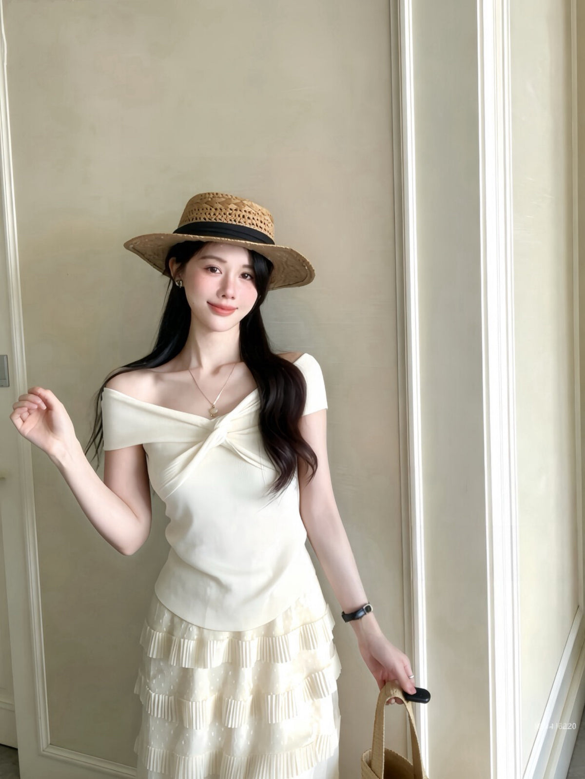 Kelly Designs Off Shoulder Knit Top-2 Colors (Instock)