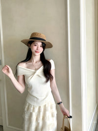Kelly Designs Off Shoulder Knit Top-2 Colors (Instock)