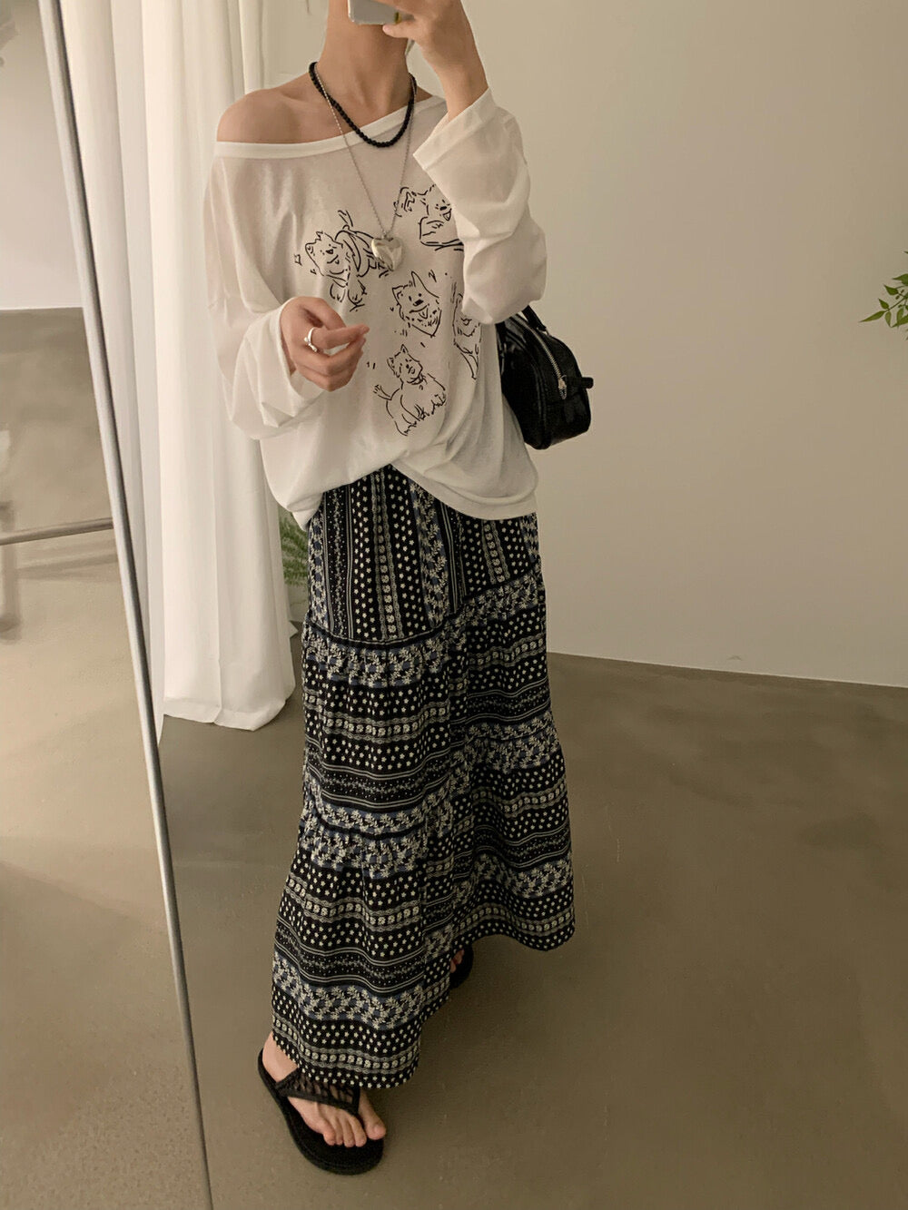 Kelly Designs Casual Graphic Sun Shirt – Puppies Long Sleeve (Instock)