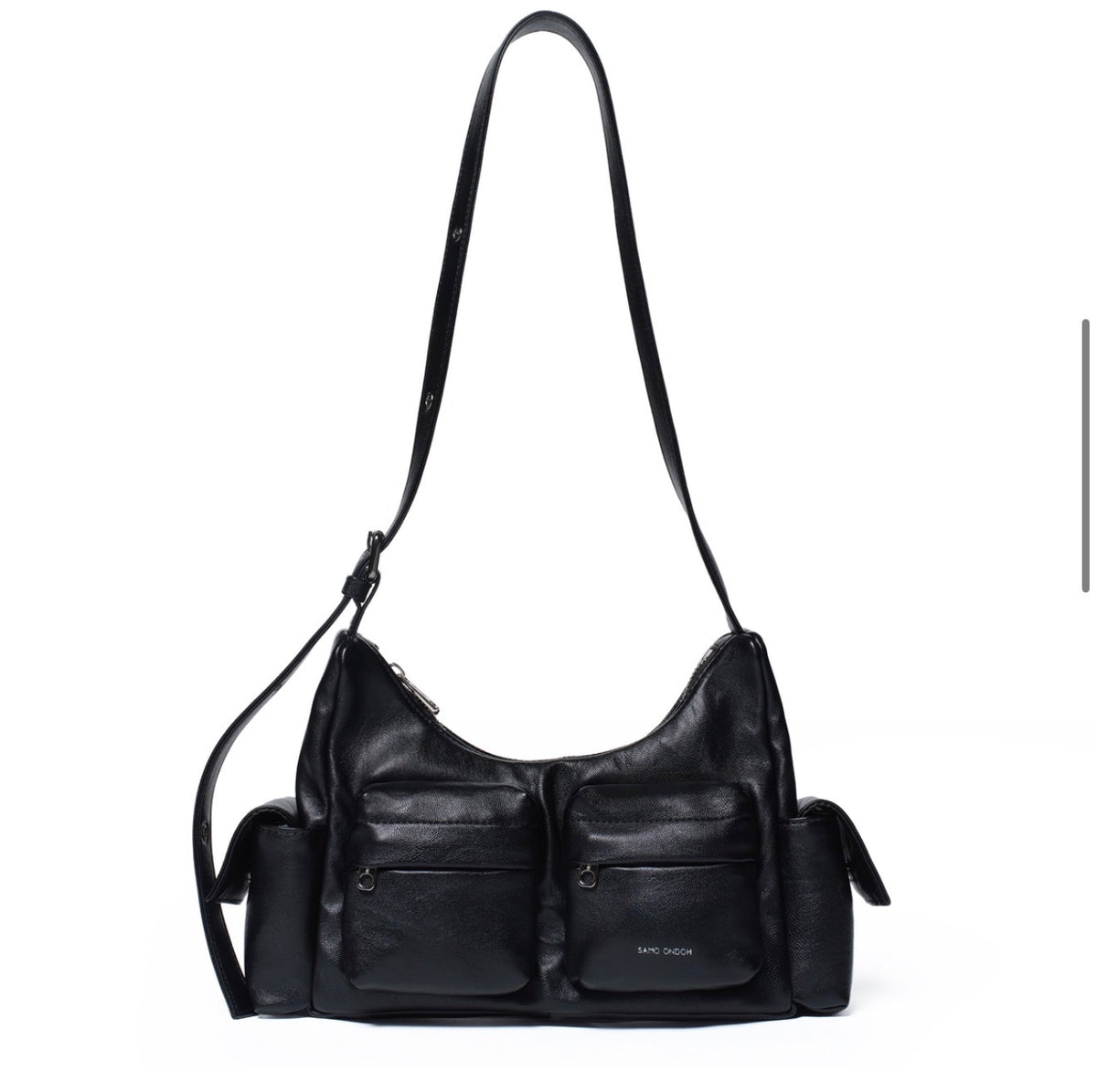 Korean Collection Samo Ondoh pocket mug bag M nappa black (Preorder)