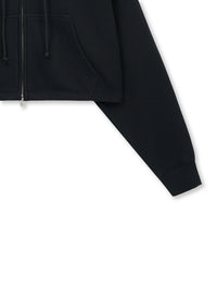 Matin Kim Graffiti Logo Crop Hoody Zip Up (Instock)