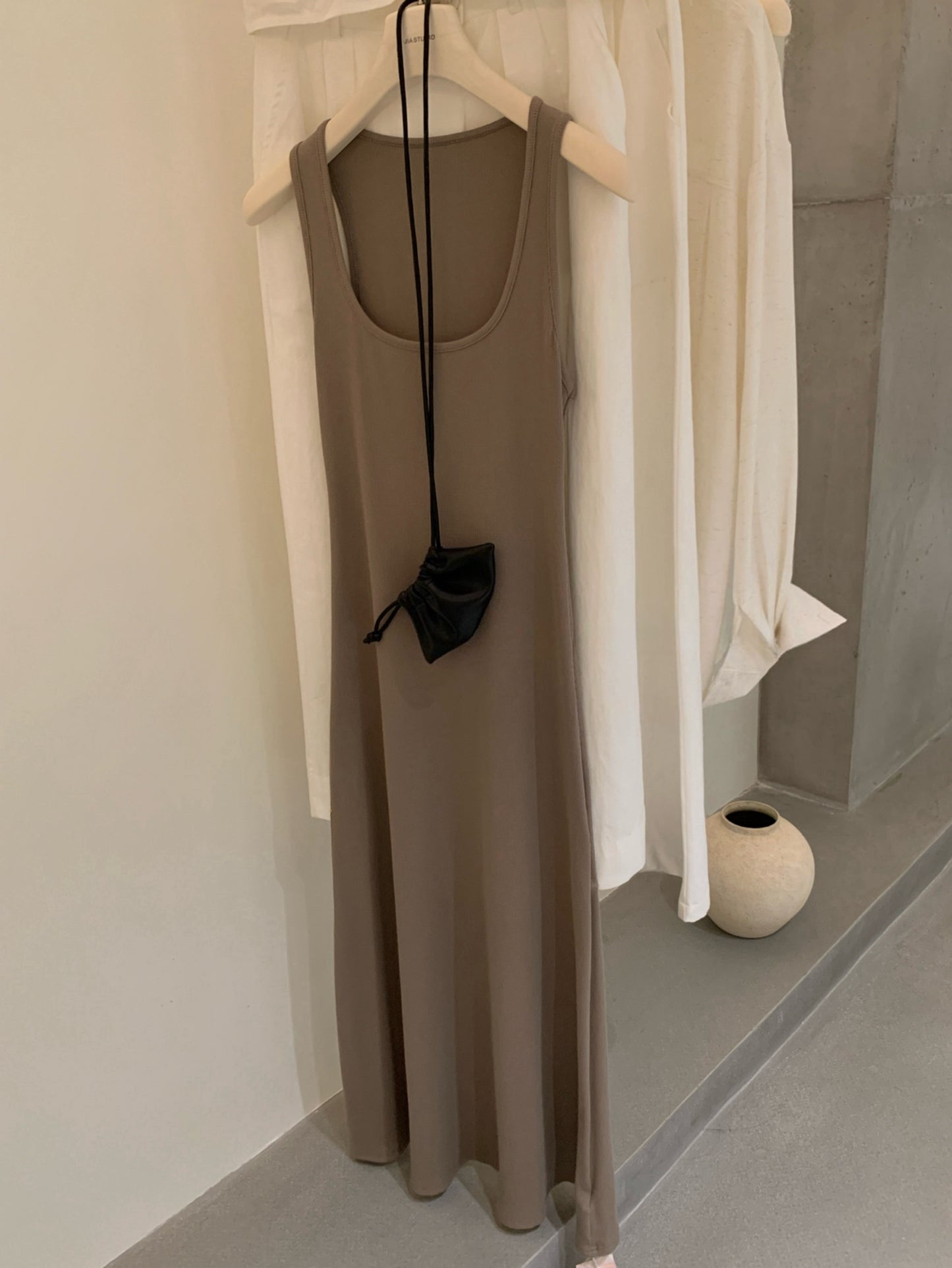 Kelly Designs U Neck Long Dress-3 Colors (Instock)