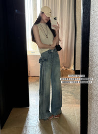 Kelly Designs Side Ribbons Four Season Jeans(Instock)