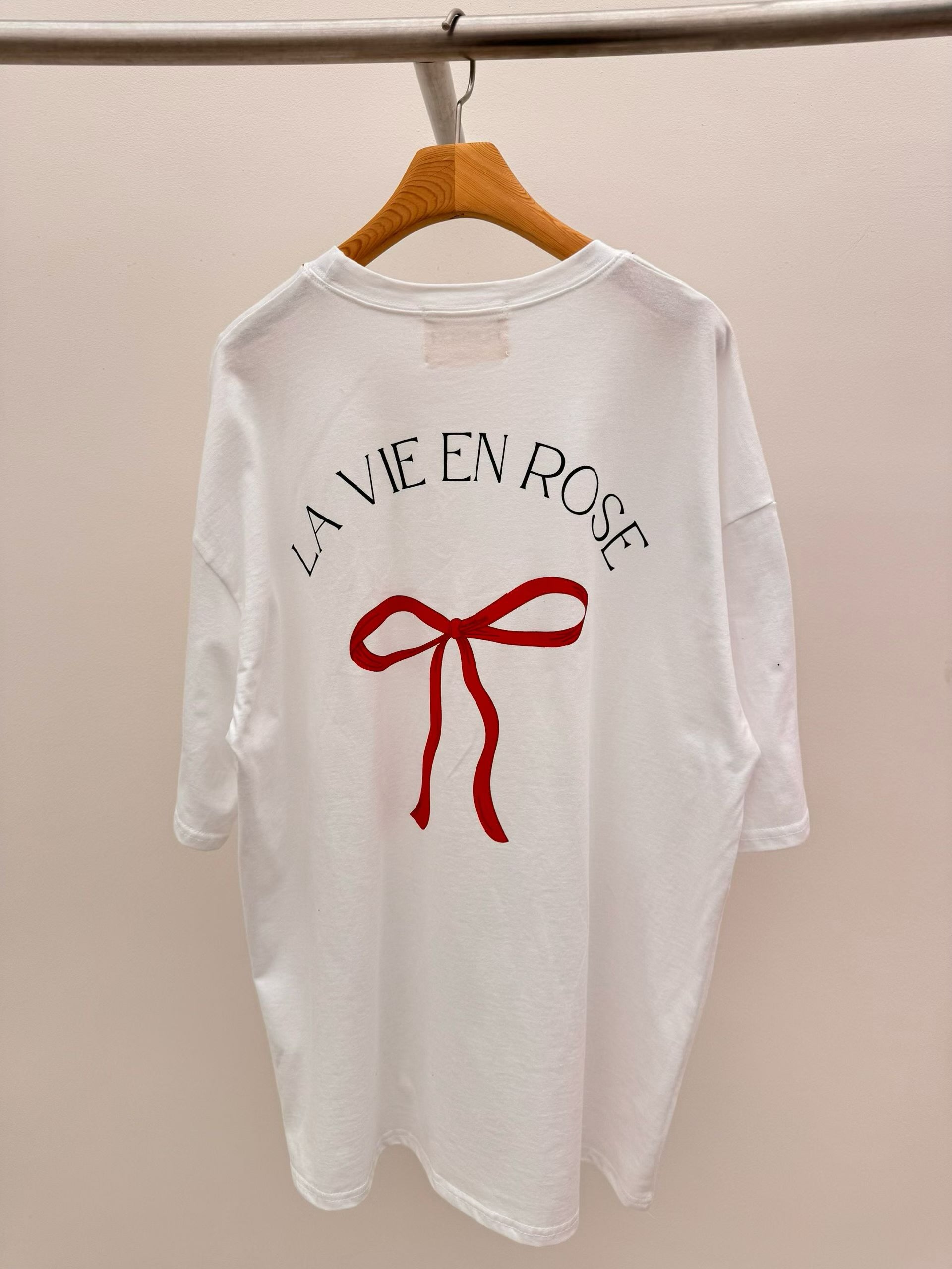 Korean APM Collection Ribbons Oversize Tshirt-3 Colors (Instock)