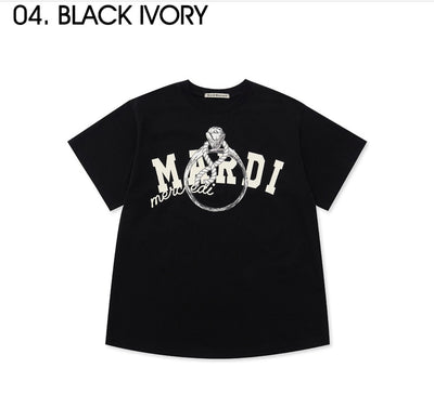 Mardi Mercredi TSHIRT RING WITH ROCK_4COLORS (Instock)