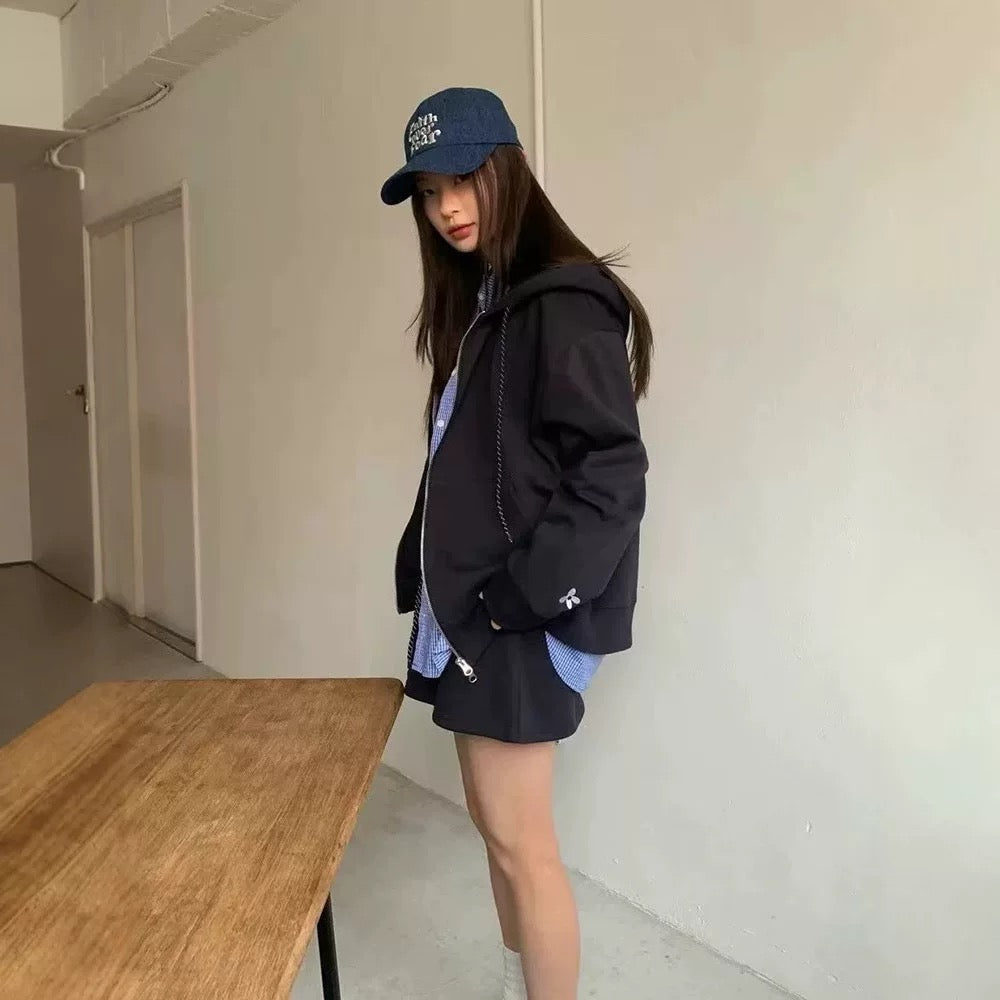 Korean APM Collection Zip Up Jacket-2 Colors (Instock)