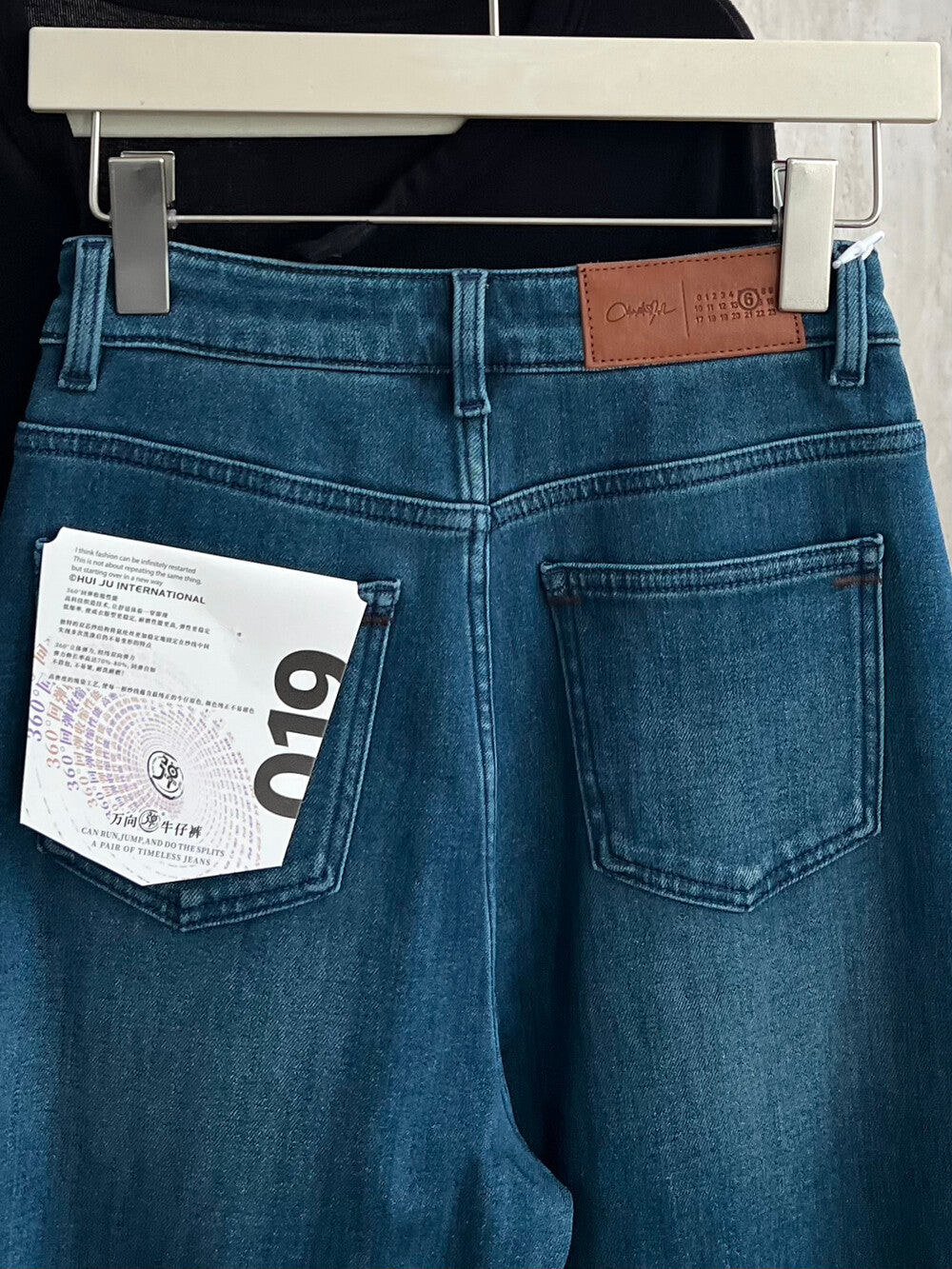 Kelly Designs Fleece-Lined Denim Navy Jeans (Instock)