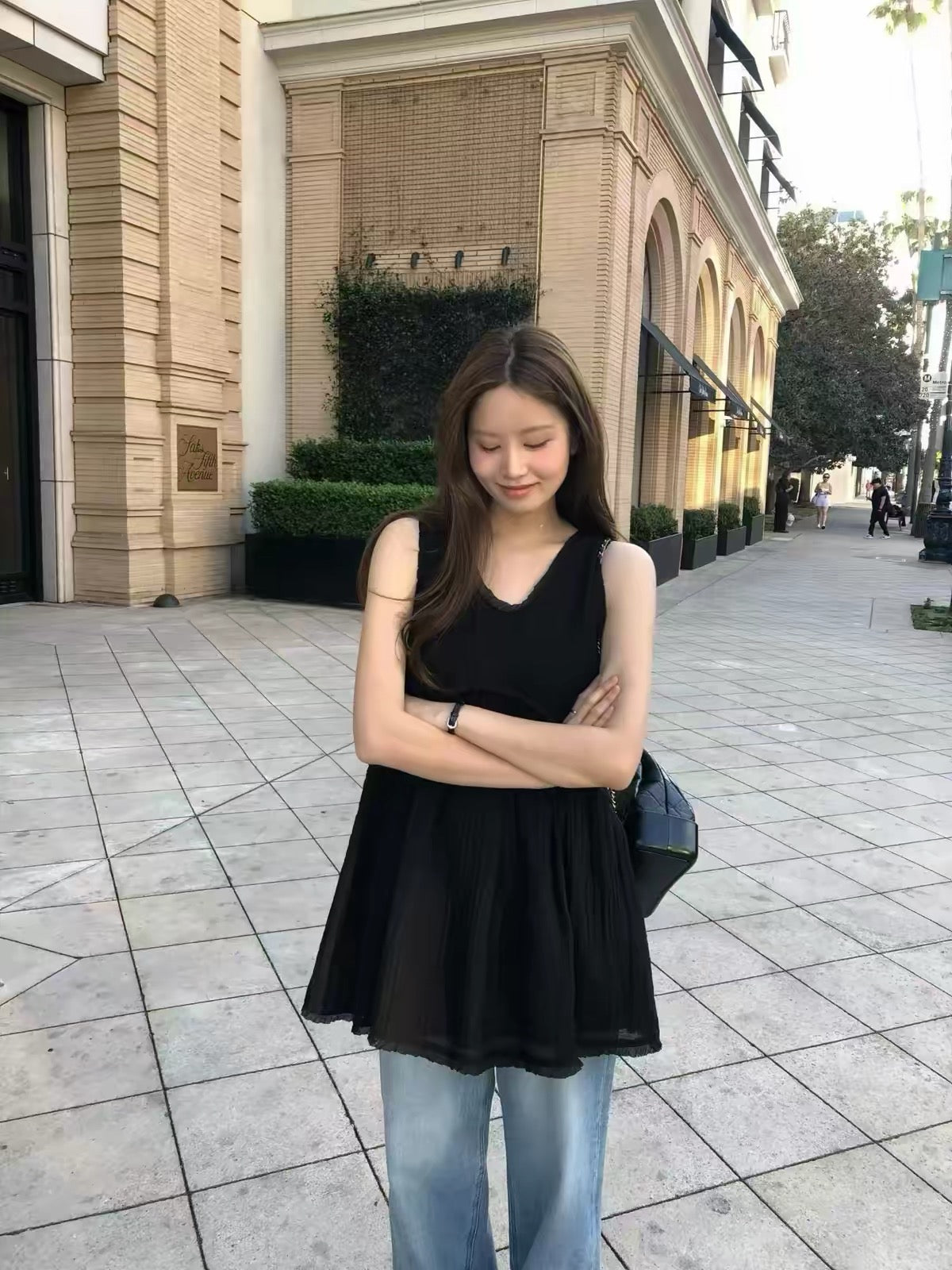Korean APM Collection Ounce U Neck Dress-2 Colors (Instock)