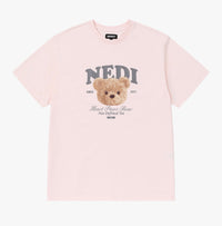 NERDY Face Bear T-Shirt – Light Pink (Instock)