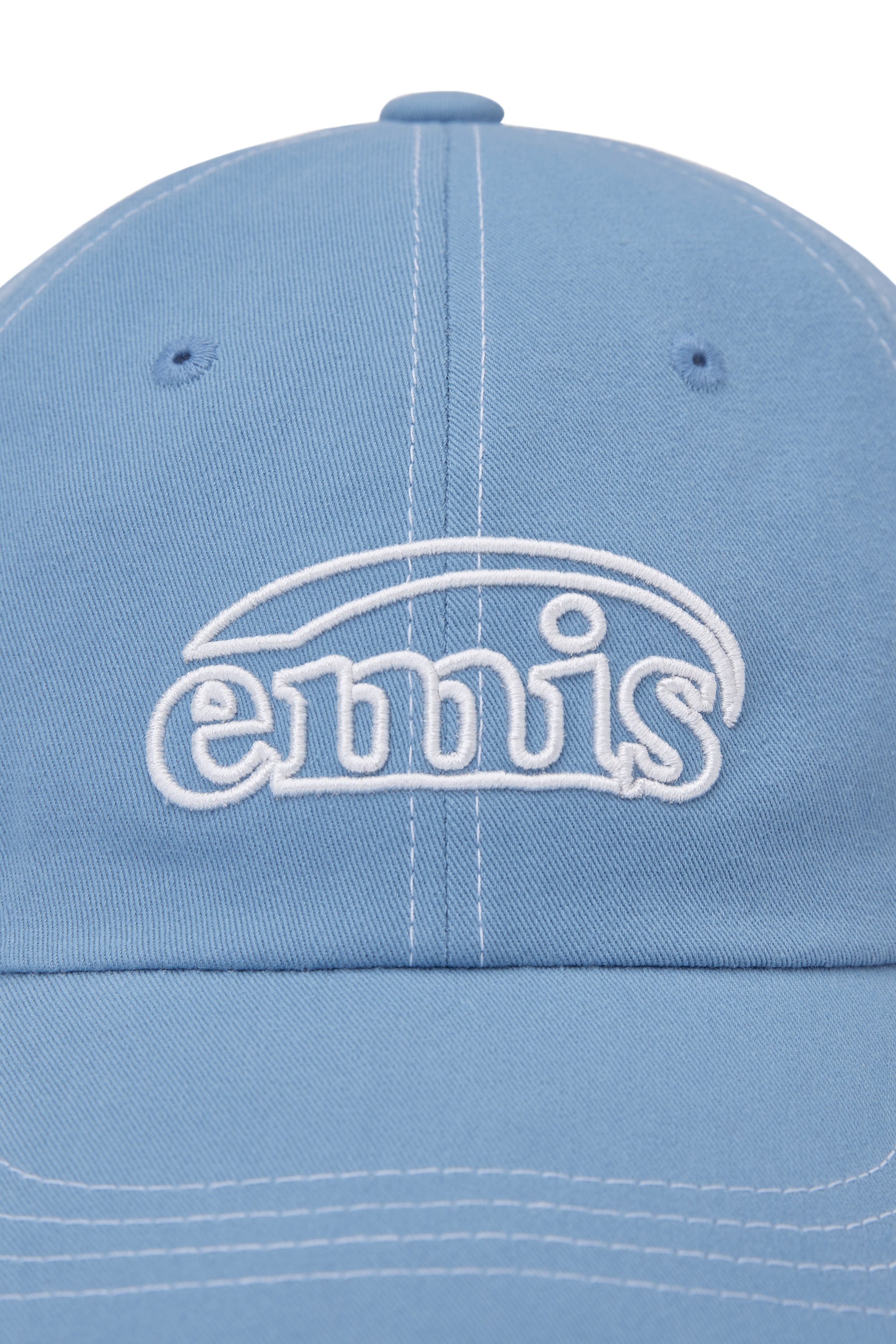 EMIS WHITE STITCH BALL CAP-SKY BLUE (Preorder)
