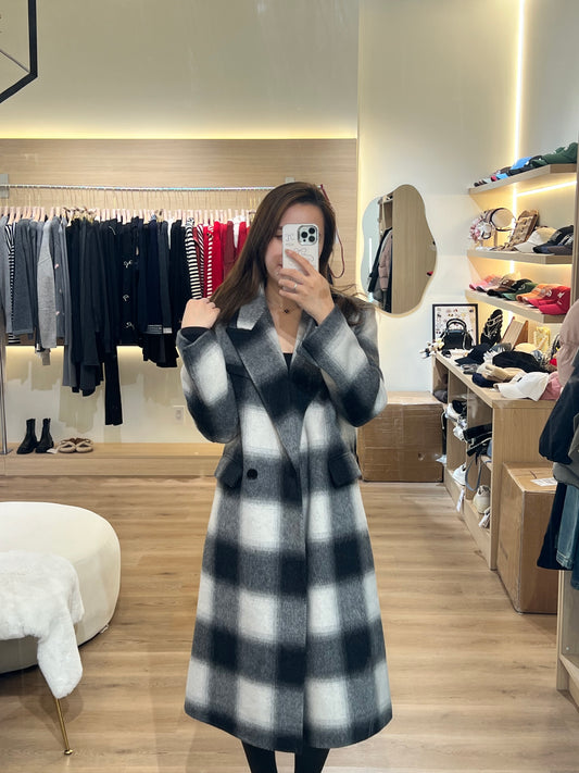 Kelly Designs Lattices Wool Coat (Instock)