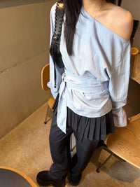 Korean APM Collection Blue Shirt  (Instock)