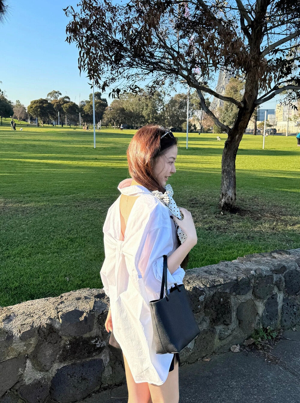 Kelly Designs 2 Colors Back Ribbon Shirt (Instock)