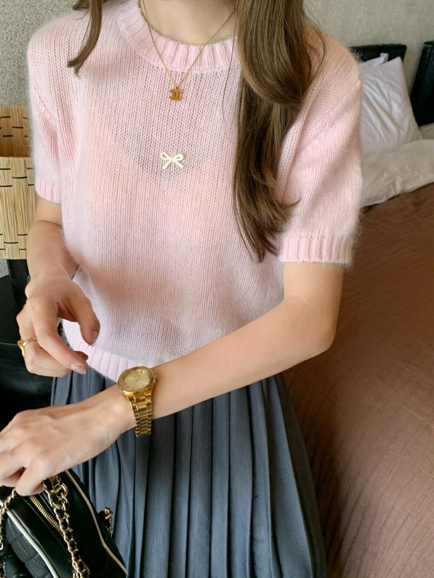 Kelly Designs Ribbons Pink Top (Instock)