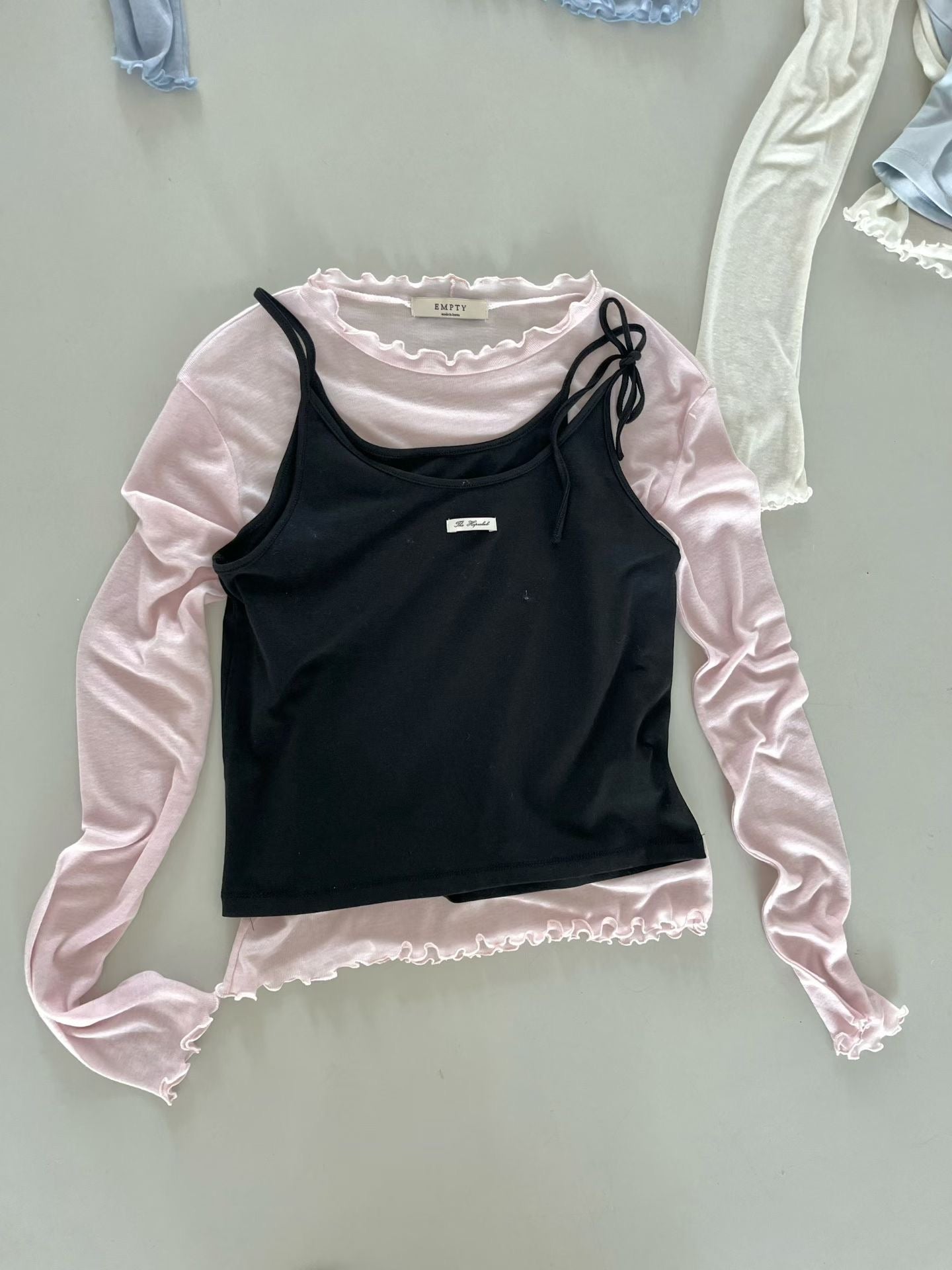 Korean APM Collection 2 Pcs Shirt - 2 colors (Instock)