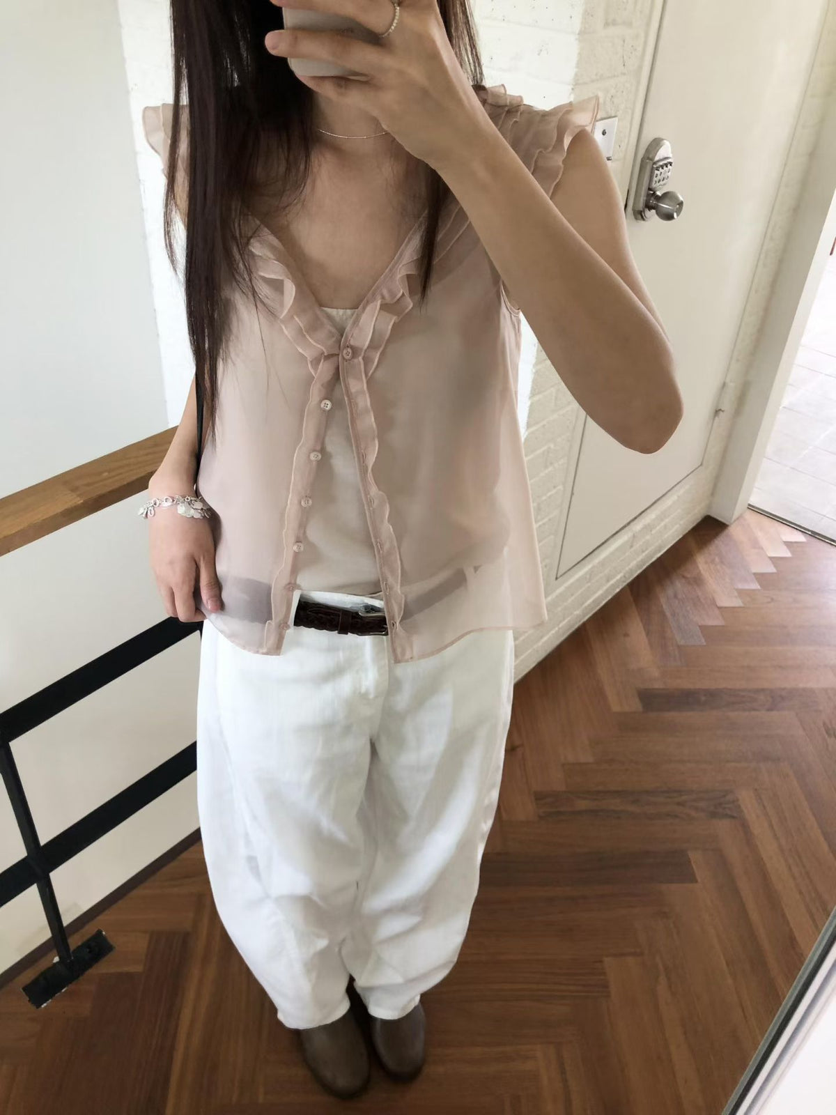 Korean APM Collection Floras Blouse Set - 2 Colors (Instock)