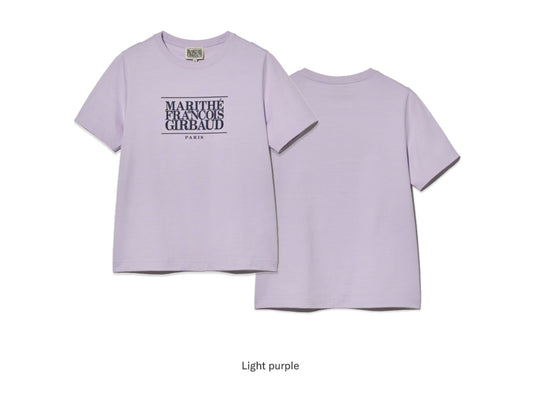 Marithe W CLASSIC LOGO TEE Purple (Instock)