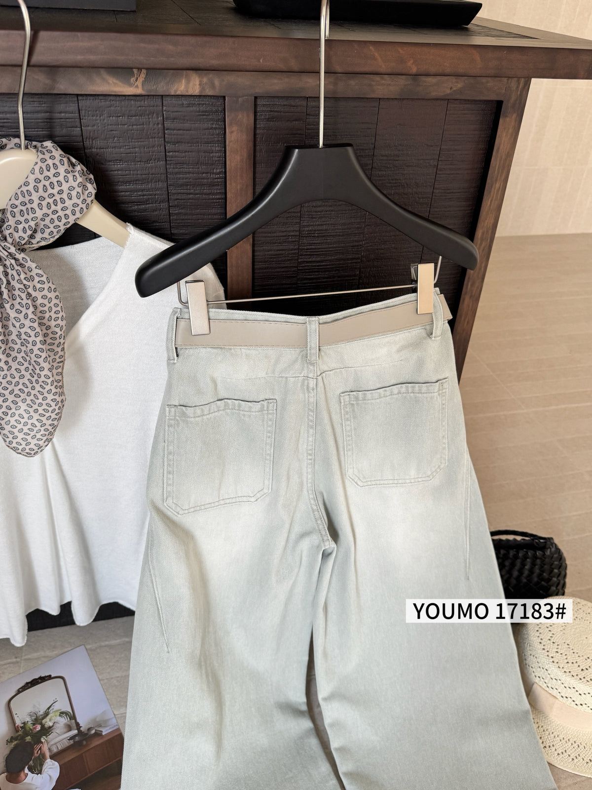 Kelly Designs Soft Grey Casual - Lose Leg Jeans (Instock)