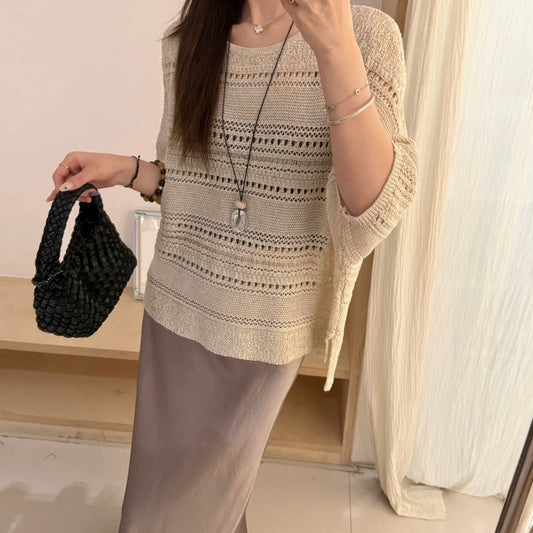 Kelly Designs French Chic Loose Knit Sweater（Instock)