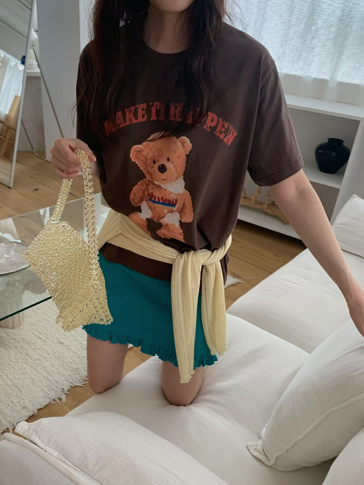Korean APM Collection Bear Tshirt - 3 Colors (Instock)