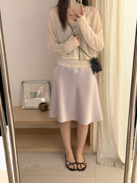 Kelly Designs Satin fishtail skirt-3 Colors (Instock)