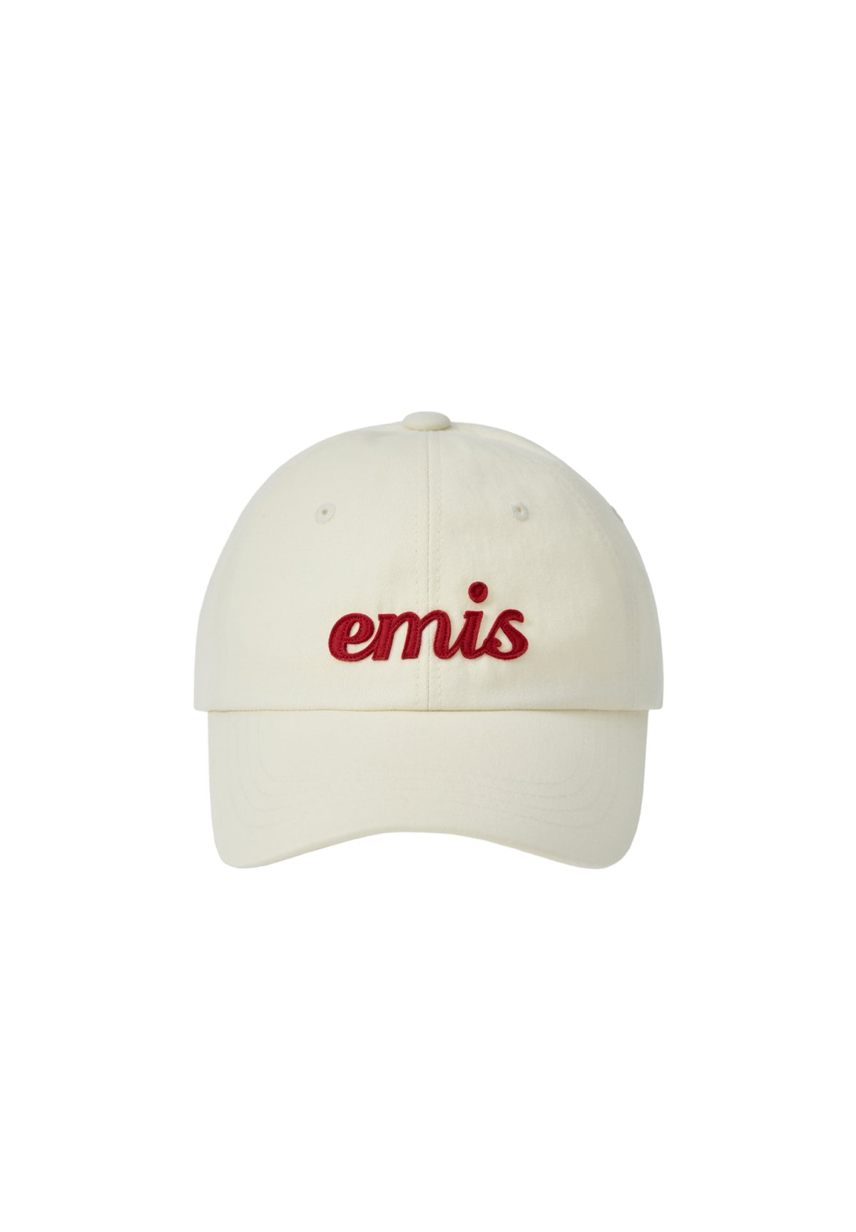 EMIS APPLIQUE BALL CAP-CREAM (Instock）