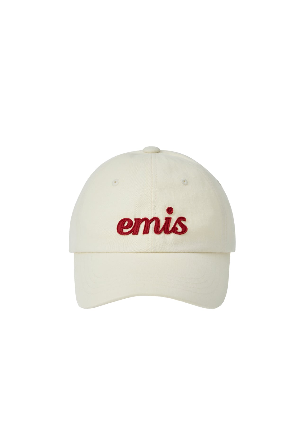 EMIS APPLIQUE BALL CAP-CREAM (Preorder）