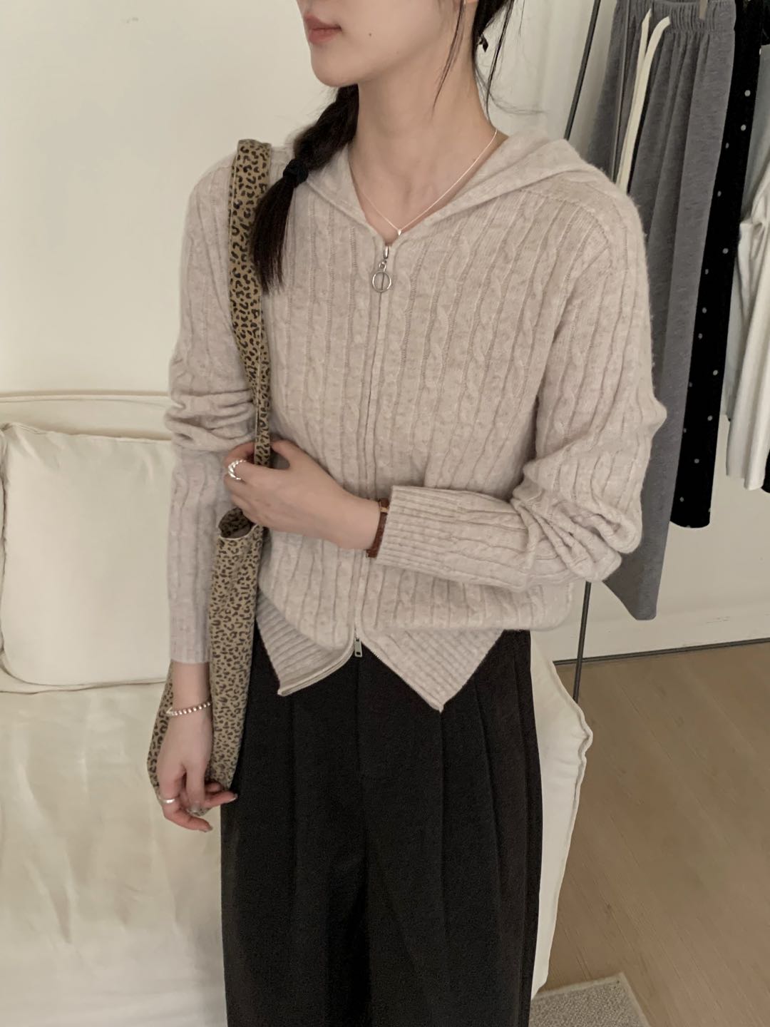 Kelly Designs Wool Multiple Colors Zip Up Cardigan (Instock)