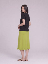 Korean APM Collection Hand Made Pear Black Tshirt (Instock)